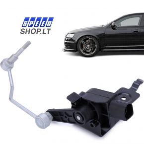  Audi A6 C6 4F0941285F priekinis aukščio jutiklis, skirtas pneumatinės pakabos lygio jutikliams, priekinių žibintų lygio jutiklis, pakabos lygio jutiklis